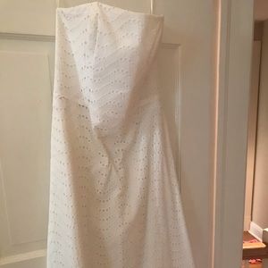 Kathlin Argiro White Strapless Dress - Size 8